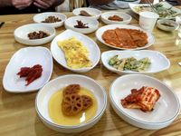 Korea, where you get more side-dishes than your main dish